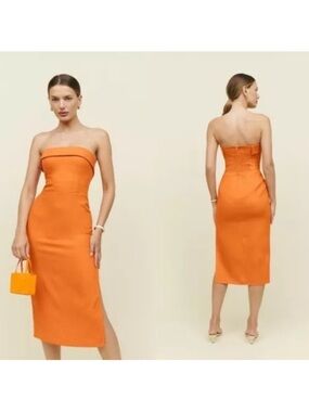 New Reformation Marcella Linen Dress Size 8​​​​